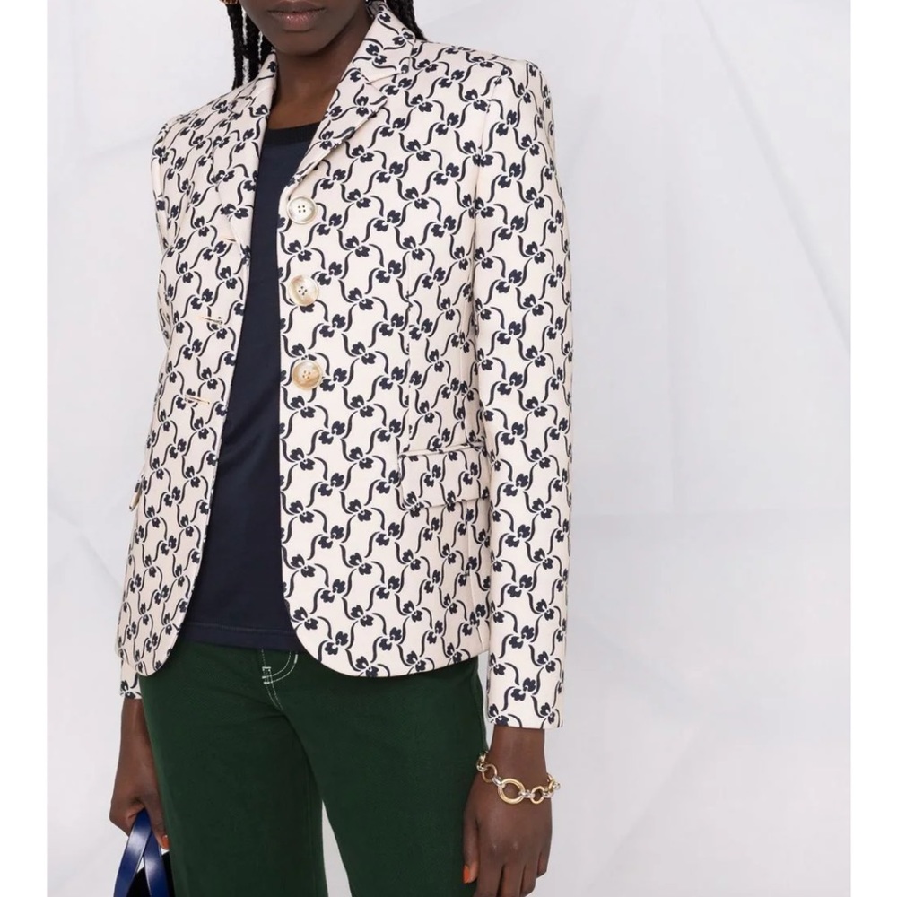 Tory Burch - floral-print single-breasted blazer (6)